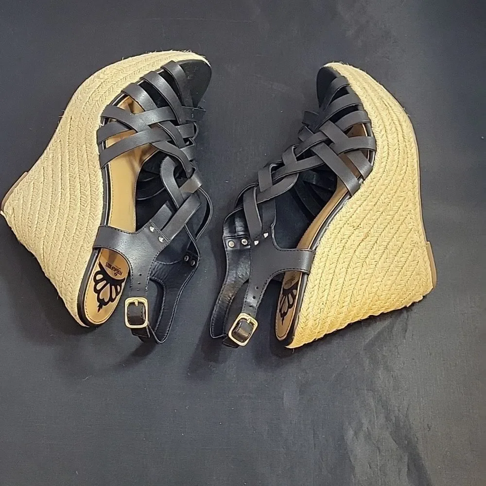 FEGALIECIOUS REINVIGORATE YOUR SUMMER  PLAITED LEATHER TWISTS   SANDALS